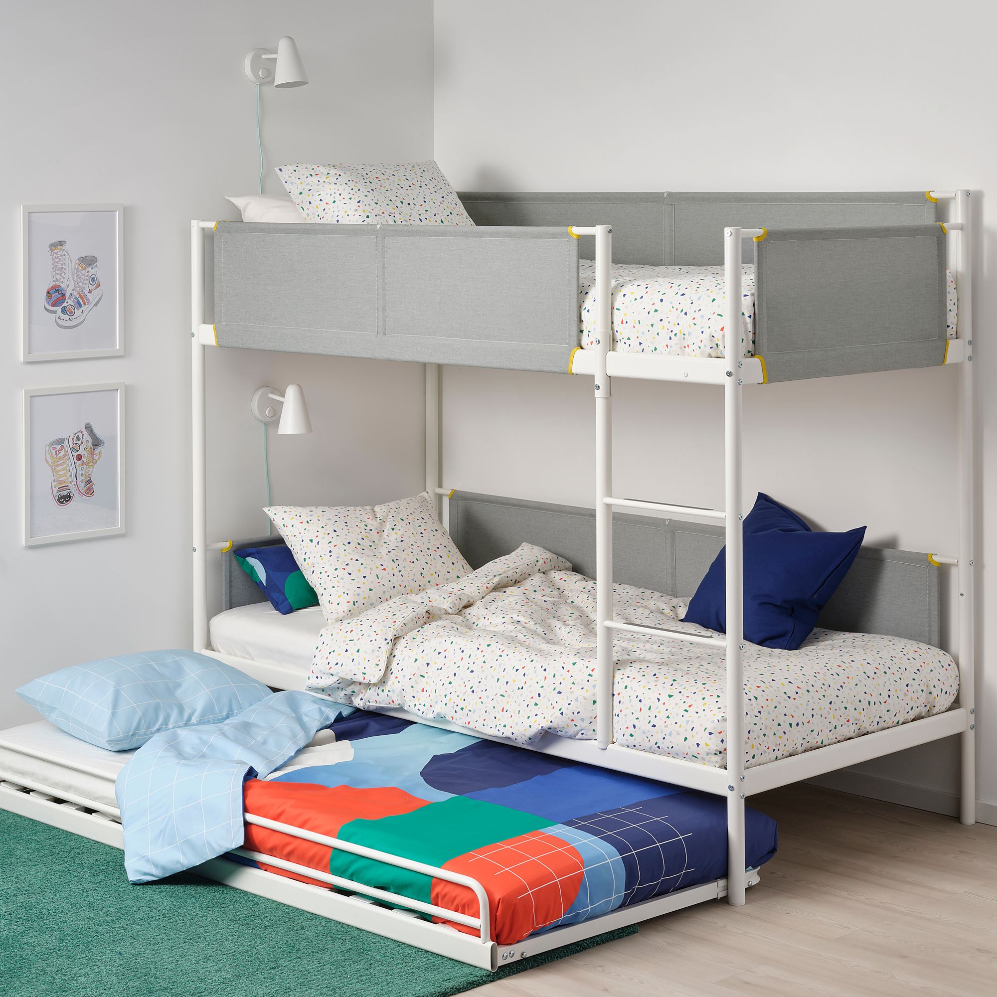 Детская дополнительная кровать VITVAL IKEA, белый — фото 4