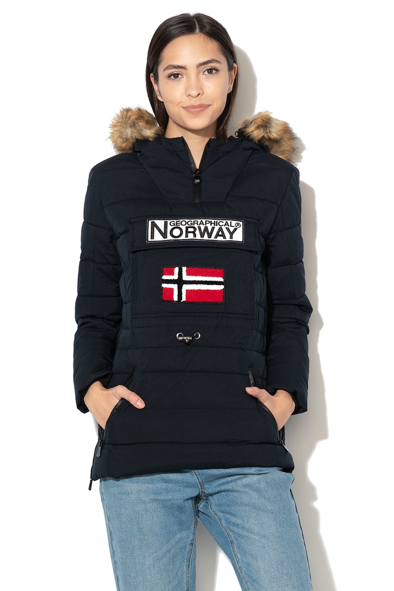 

Зимняя куртка Belinda со съемным эко-пухом Geographical Norway, синий