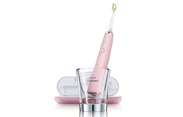 Электрическая звуковая зубная щетка Philips HX9362/67 розовая — фото 4
