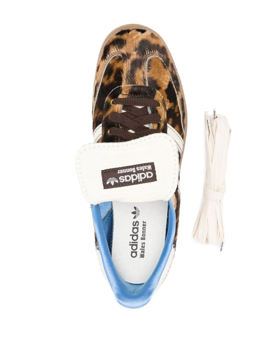 Кроссовки Samba из коллаборации с Wales Bonner Adidas, коричневый — фото 4