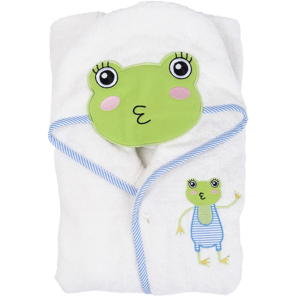 

Детский халат 8023, идеален для сауны и спа, гостиничный халат, утренний халат 1 шт., лягушка Wewo Fashion, Nature