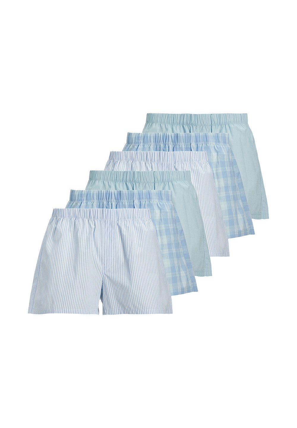 

Шорты-боксеры 6ER PACK MILANO Jack & Jones, светло-голубой