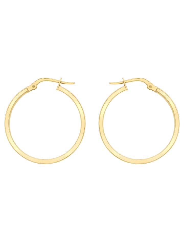 

Круглые серьги из золота 375 пробы Lucardi