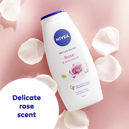 Гель для душа NIVEA Rose & Almond Oil, 750 ml — фото 3