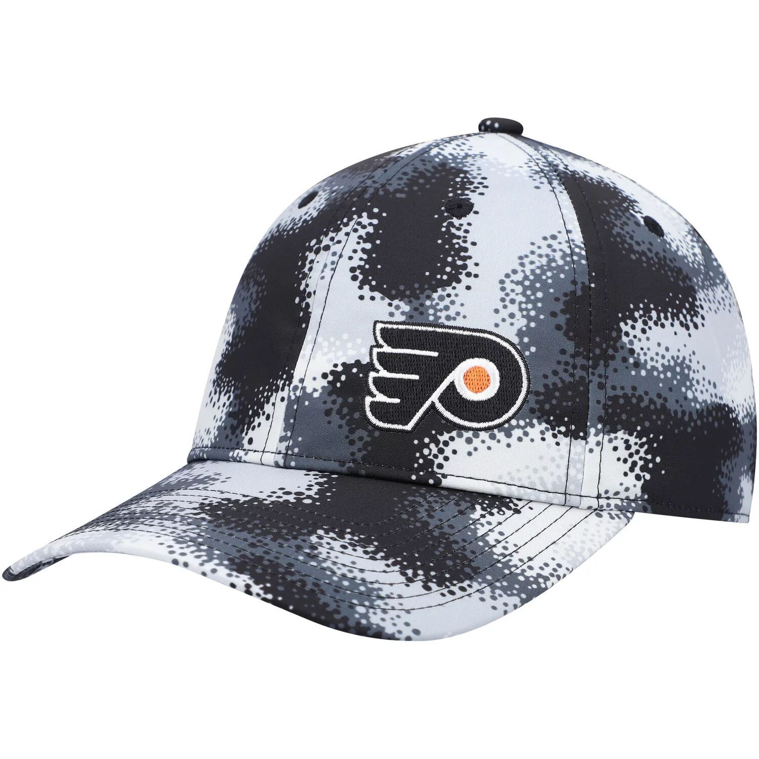 

Женская серая регулируемая кепка с камуфляжным принтом adidas Philadelphia Flyers adidas