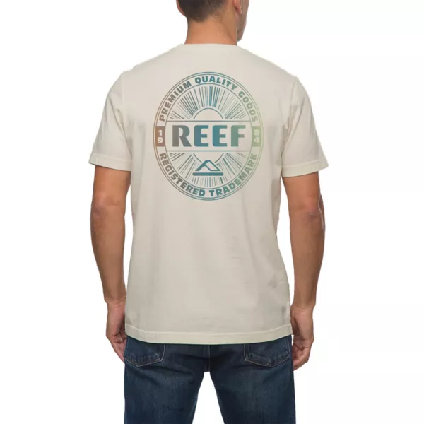 

Мужская футболка с рисунком лучей Reef, бежевый