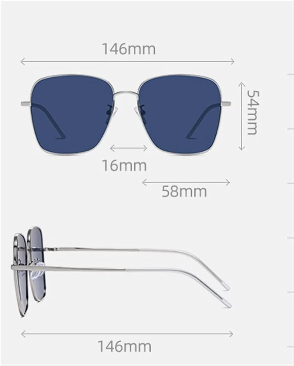

Женские поляризованные солнцезащитные очки в металлическом корпусе, мужские очки для активного отдыха на пляже и вождения (Цвет: C, Размер: Средний) MTZJH, One Color