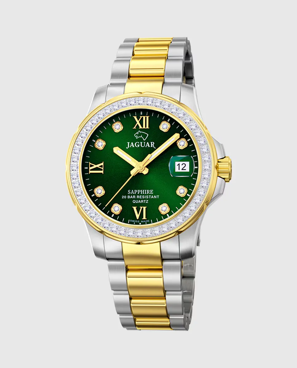 

J893/3 Женские разноцветные стальные женские часы Jaguar, мультиколор