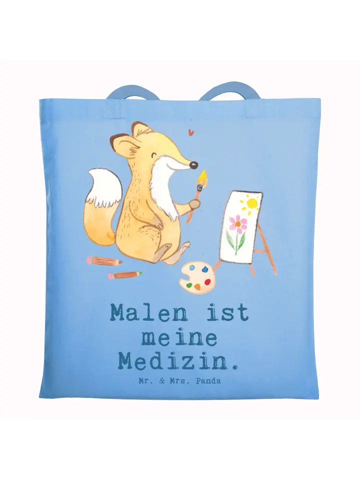 

Сумка для переноски Mr & Mrs Panda Fuchs Malen, небесно-синий