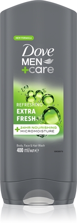 

Гель для душа для тела и лица Dove Men+Care Extra Fresh, 400 ml