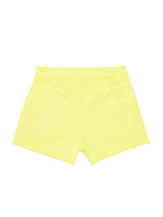Джинсовые шорты обычного кроя 4O69C9040 United Colors Of Benetton, желтый — фото 2