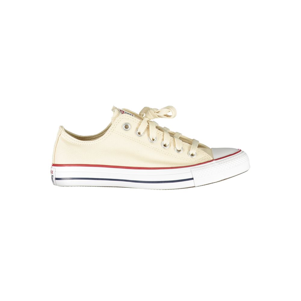 

Бежевые хлопковые женские кроссовки Converse