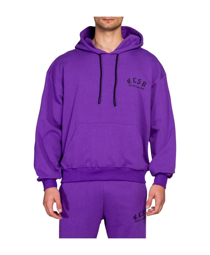 

Мягкая хлопковая толстовка с длинными рукавами Corsinelabedoli, фиолетовый