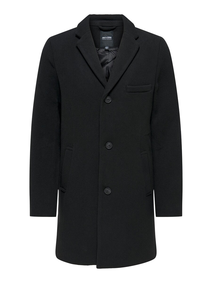 

Пальто межсезонное Only & Sons Jaylon, черный