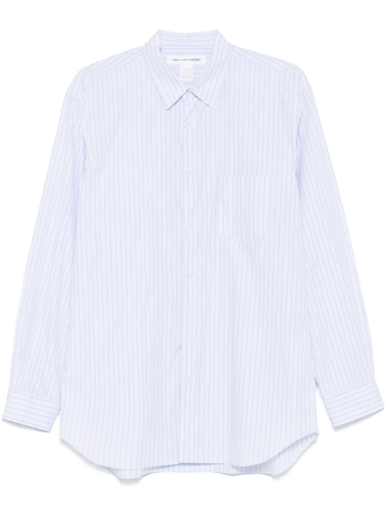 

Рубашка в полоску Comme Des Garçons Shirt, синий