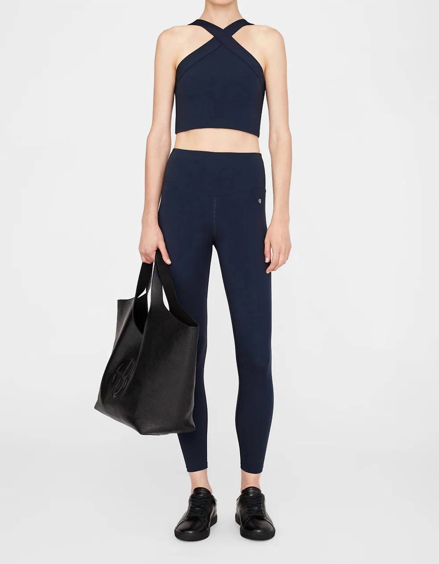 

Леггинсы Blake High Waisted в темно-синем цвете Anine Bing