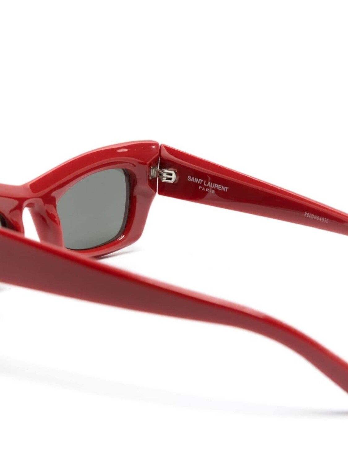 Солнцезащитные очки в оправе 'кошачий глаз' Saint Laurent Eyewear, красный — фото 3