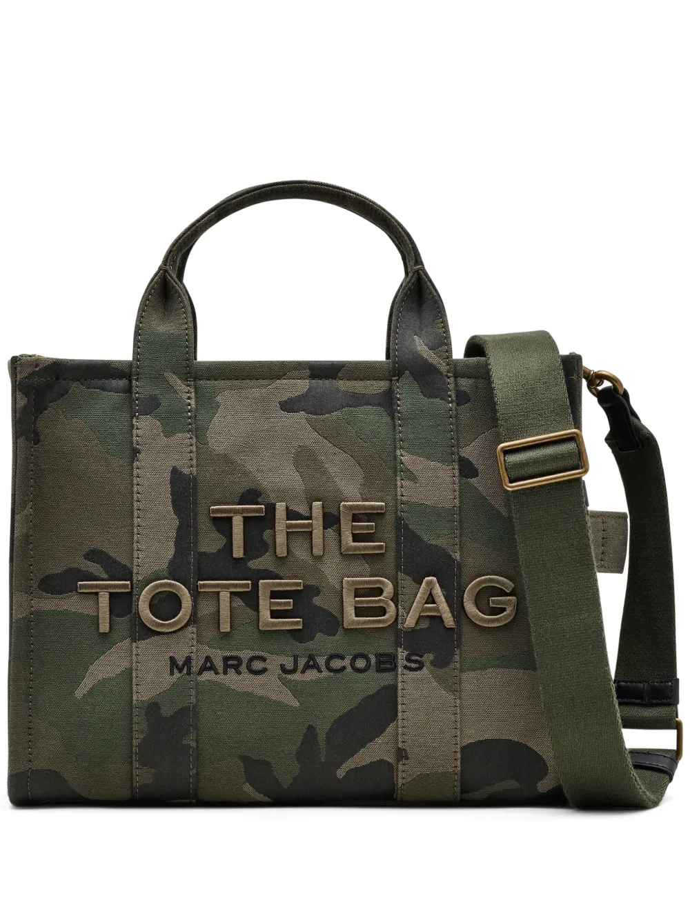 

Сумка The Medium Camo Jacquard Tote MARC JACOBS, зеленый