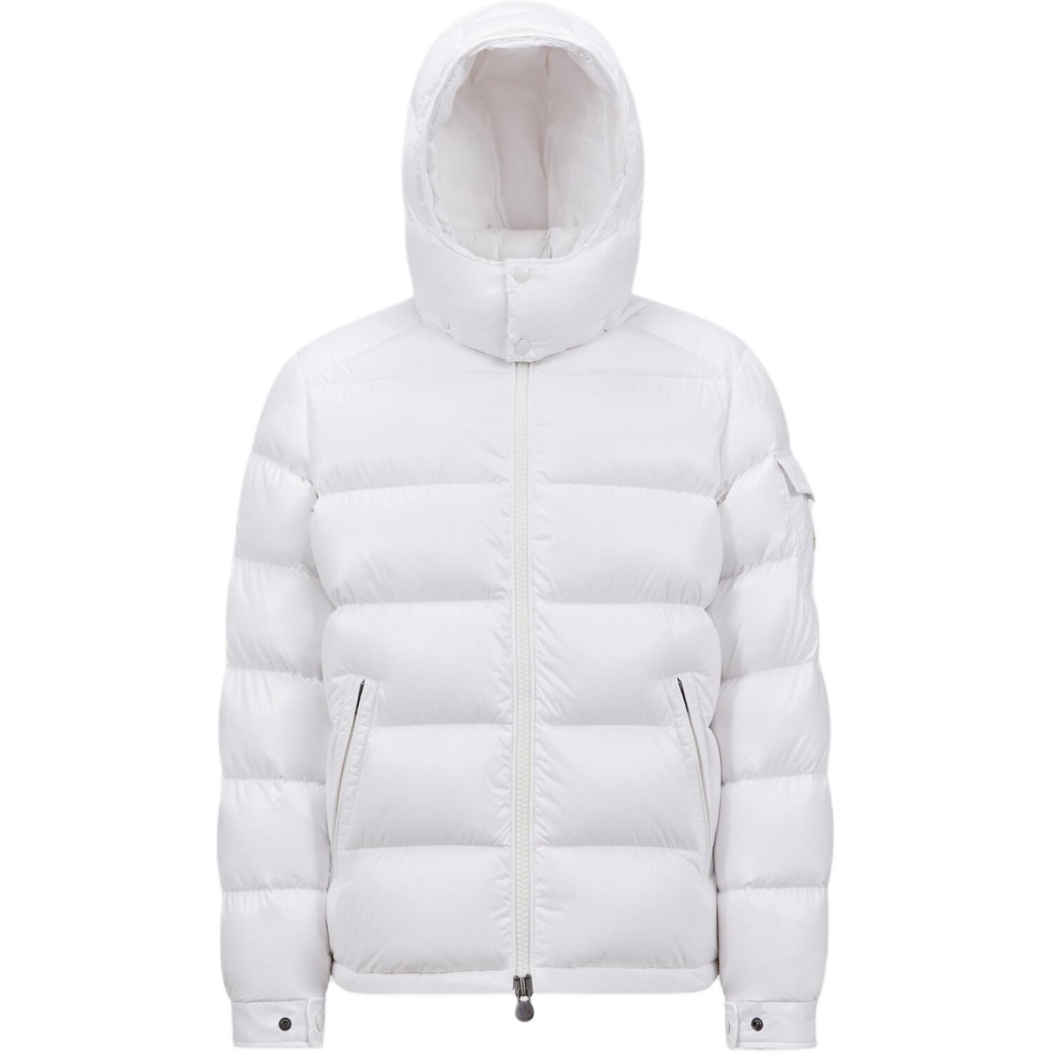 

Пуховик мужской Maya Moncler с капюшоном, белый