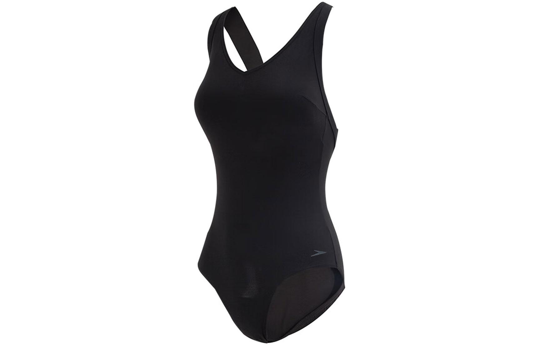 

Женский купальник сплошной черный Speedo