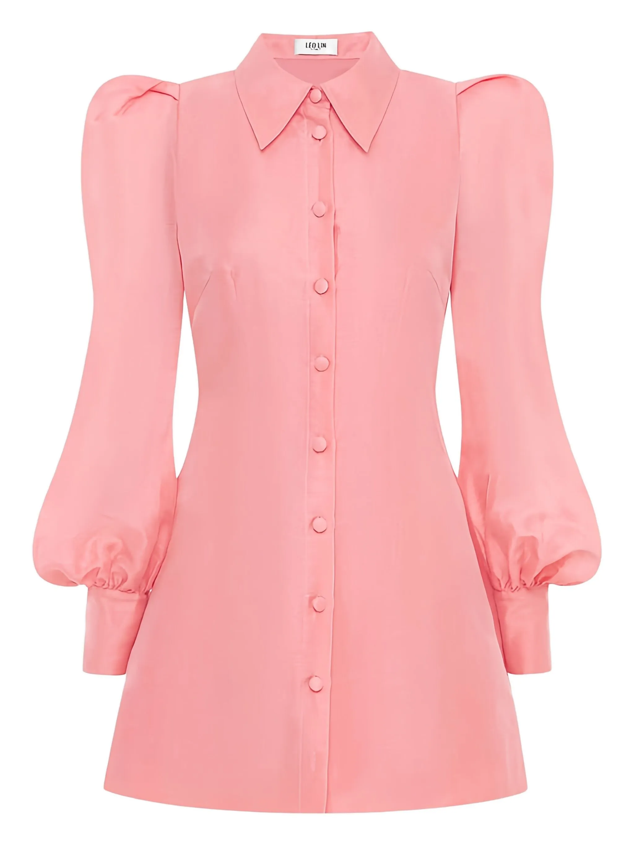 

Платье мини на пуговицах Leo Lin, розовый