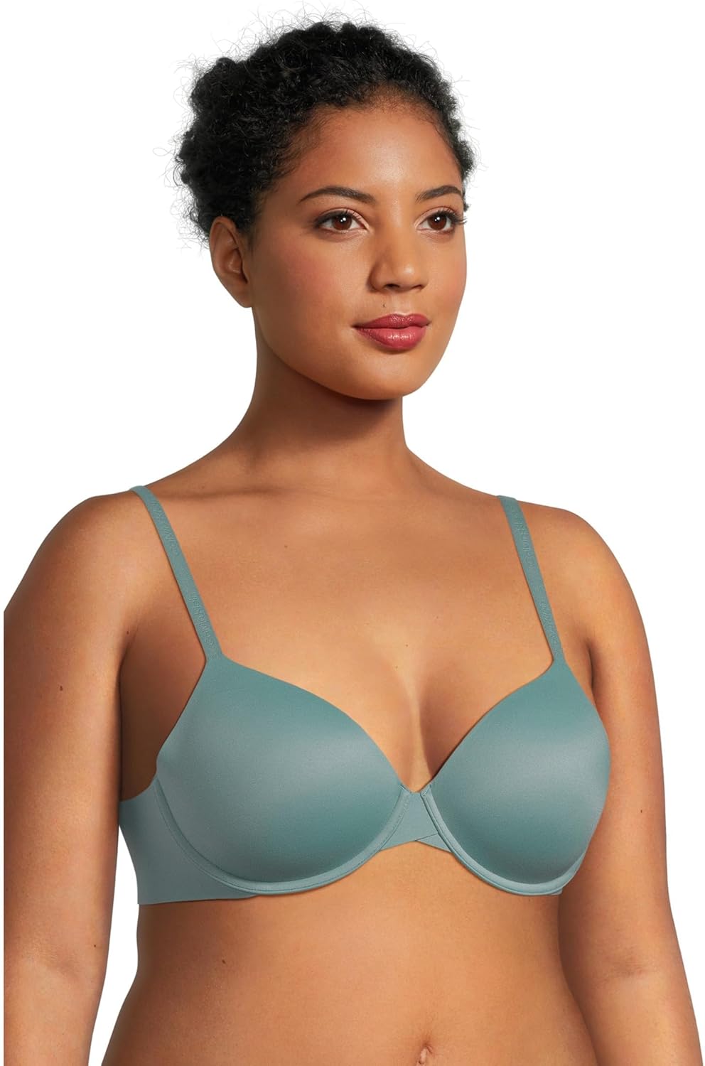 Современный женский бюстгальтер-футболка Calvin Klein Perfectly Fit F3837, Turquoise — фото 2