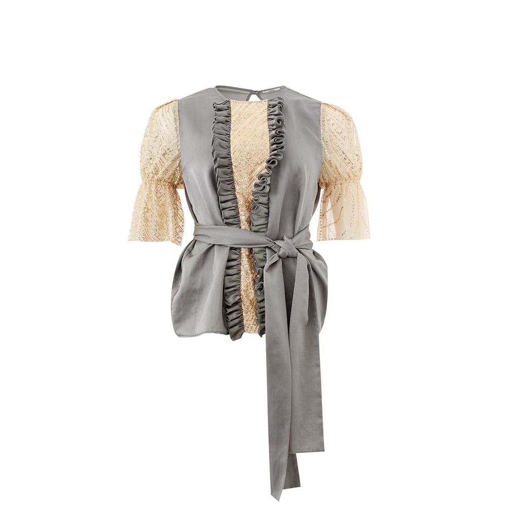 

Топ Elegance из разноцветной смеси шелка и хлопка Lardini