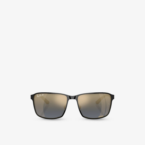 

RB3721CH солнцезащитные очки Chromance в металлической квадратной оправе Ray-Ban, черный