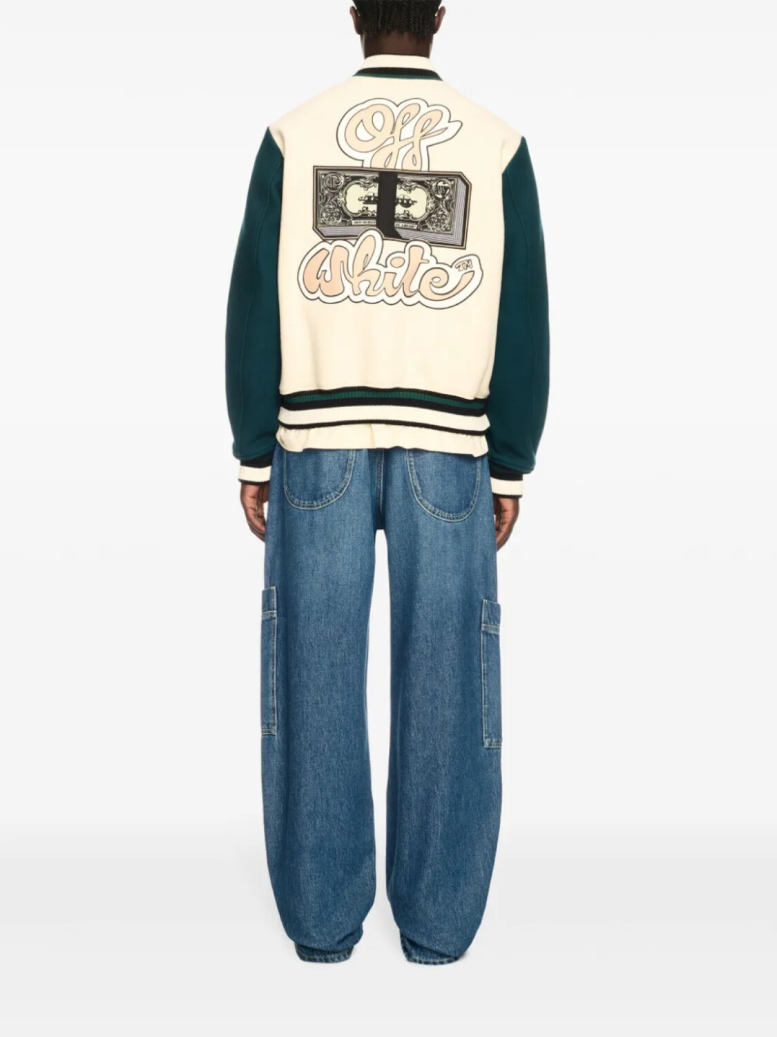 Off-White бомбер Cash, белый — фото 4