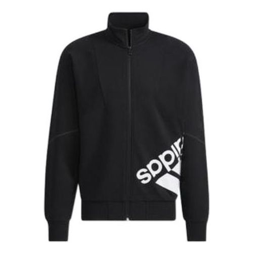 

Куртка adidas Contrasting Colors Large Logo Zipper Stand Collar Jacket Couple Style Black, мультиколор