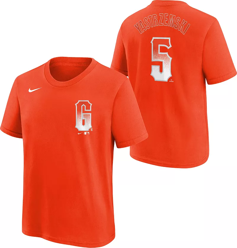 

Оранжевая безрецептурная футболка Nike Youth San Francisco Giants Mike Yastrzemski #5