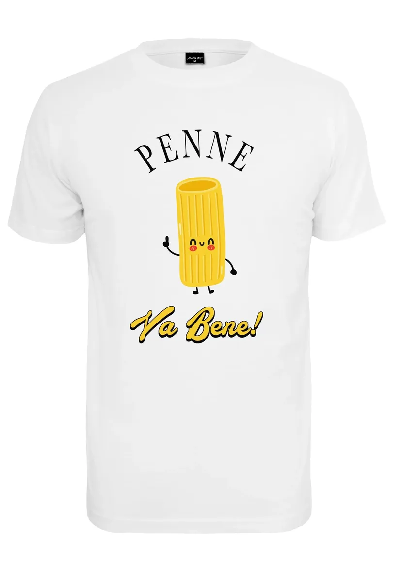 

Футболка Mister Tee "Mister Tee Мужская футболка Penne va bene Tee" Mistertee, белый