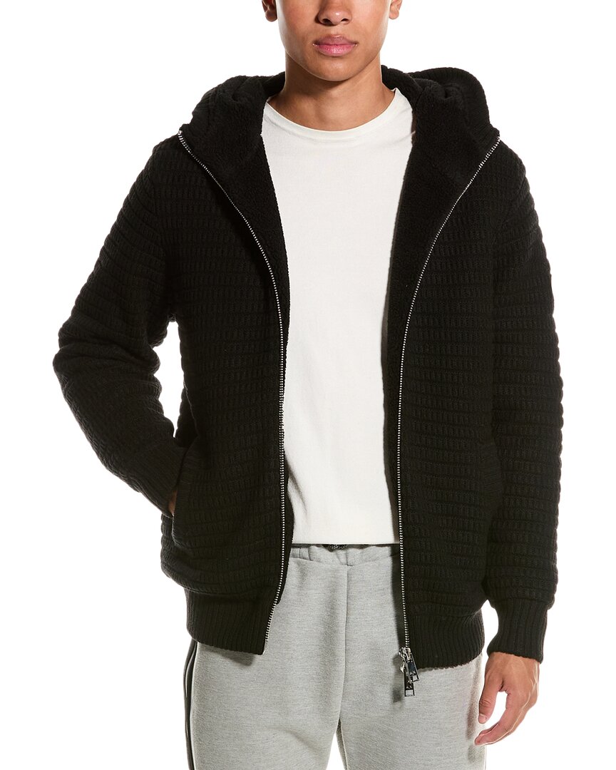 

Пальто из шерстяной смеси Armani Exchange, черный