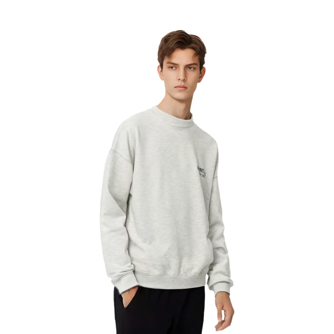 Пуловер с высоким воротником Fear Of God Essentials, Овсяный — фото 4