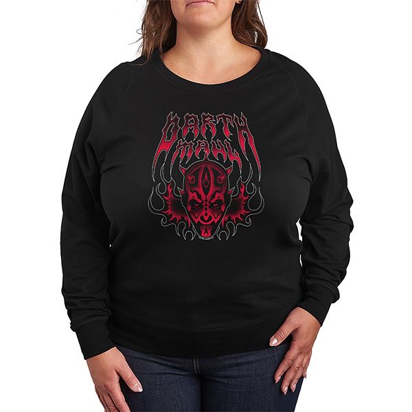 

Футболка с длинным рукавом Darth Maul Heavy Metal French Terry Plus Size Star Wars