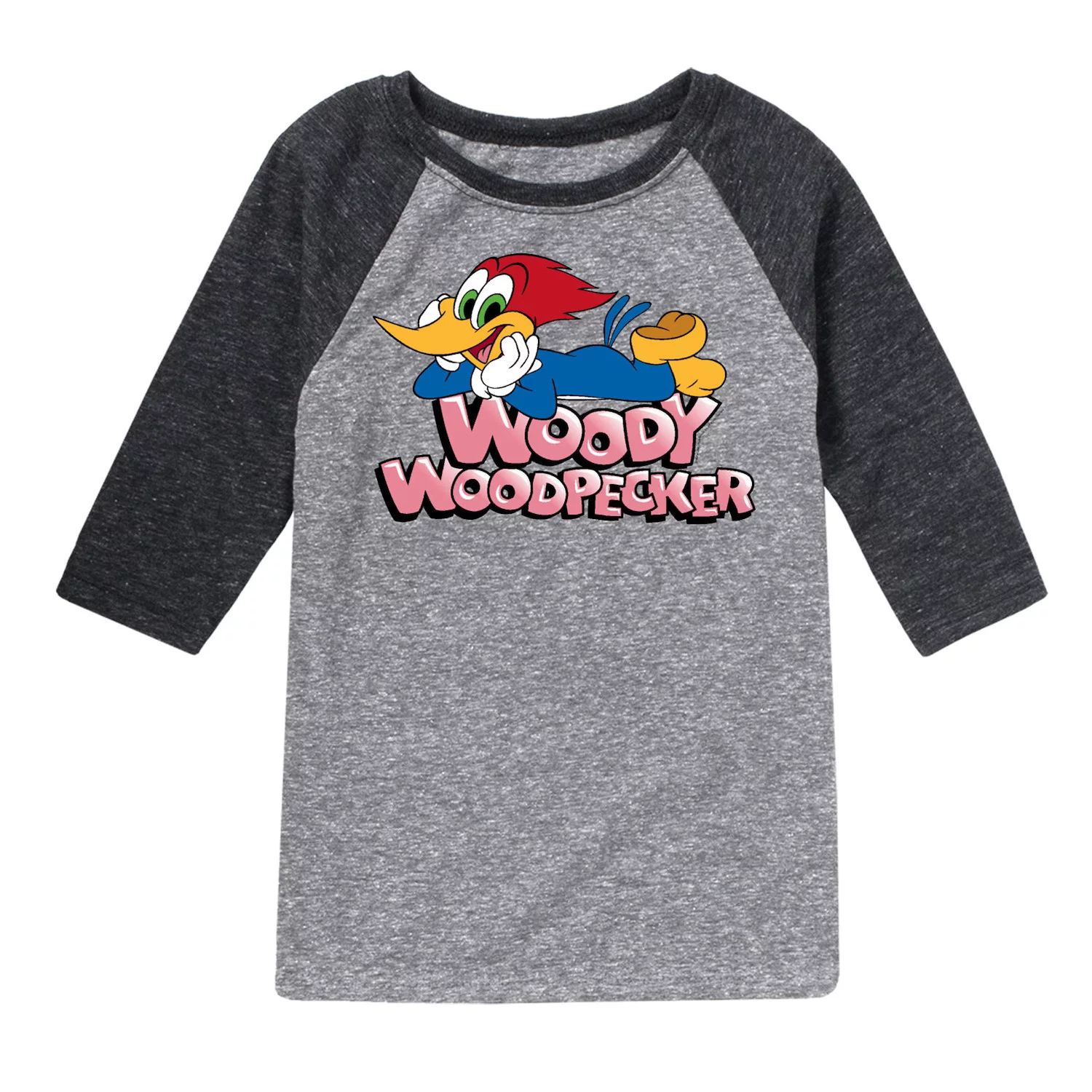 

Футболка реглан с рисунком Woody Woodpecker для мальчиков 8–20 лет Licensed Character