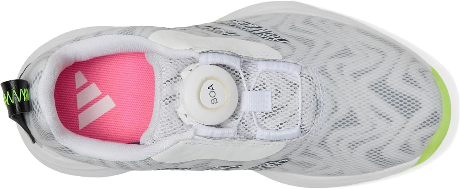Детские кроссовки для гольфа Adidas Unisex Codechaos Boa 25 без шипов, белый/черный — фото 4