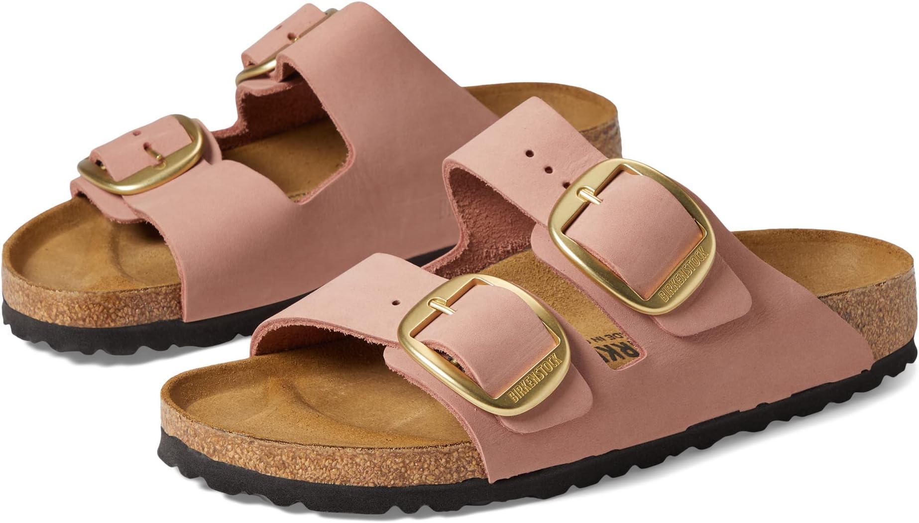Сандалии Birkenstock Arizona Big Buckle - Nubuck Leather, Old Rose Nubuck