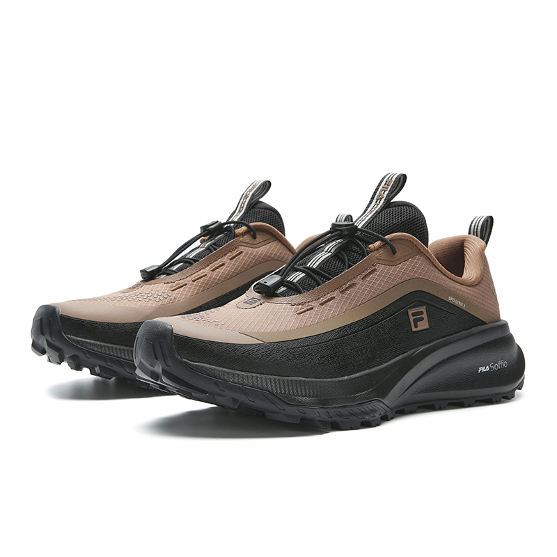 FILA LYNX3+ Амортизирующие Износостойкие Легкие Низкие Кроссовки для Мужчин Цвет Eyebrow Brown — фото 4
