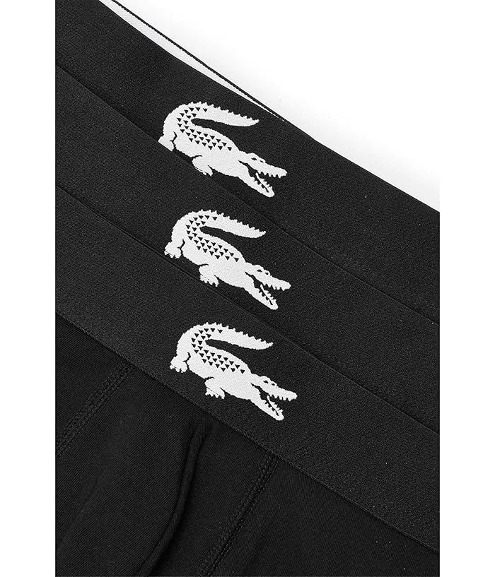 Трусы боксеры 3 шт. Lacoste, Cypress/Black — фото 3