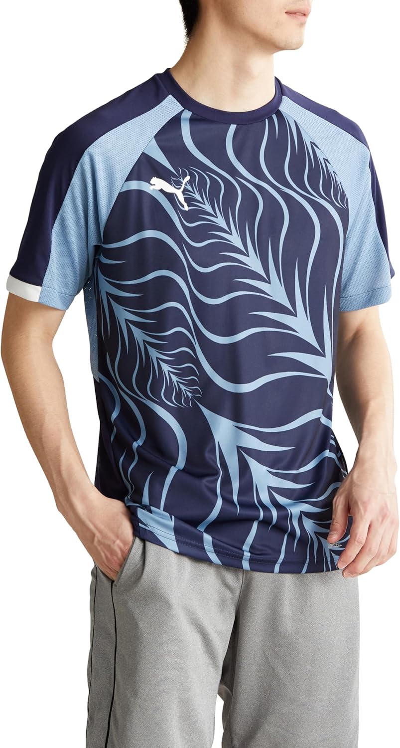 

Футболка PUMA NJR KING Individual LIGA с коротким рукавом (мужская) 659846, темно-синий/синий