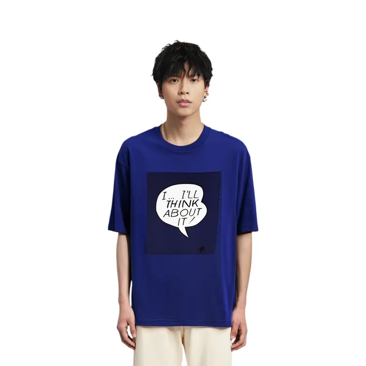 Футболка Uniqlo Sea Blue унисекс — фото 4