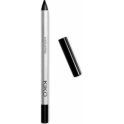

Карандаш для глаз Everlasting Kajal Long-Lasting Jet Black для нанесения на слизистую оболочку века. Kiko Milano