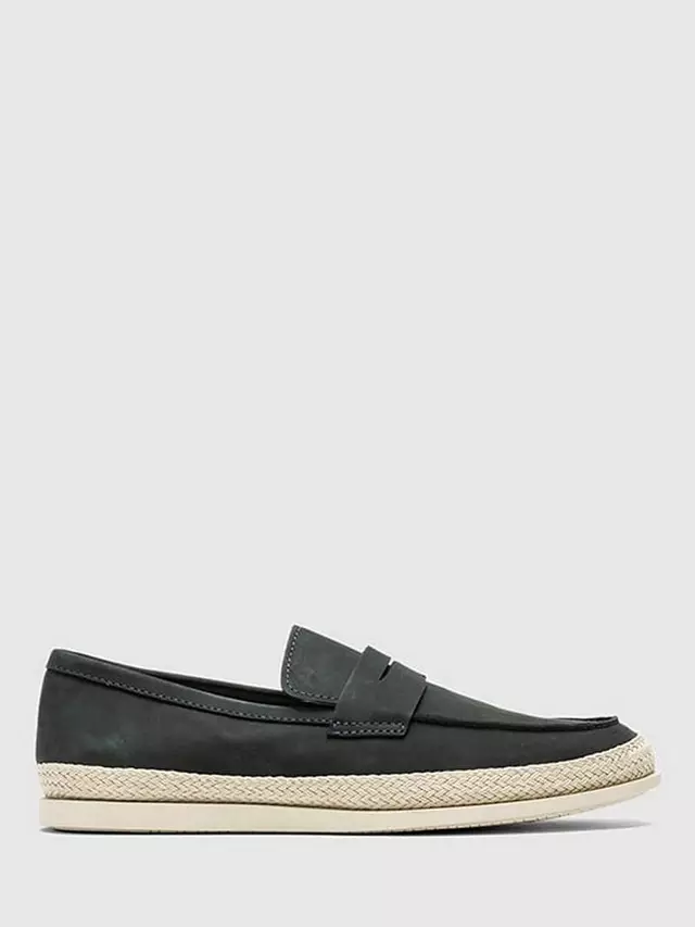 

Лоферы Rodd & Gunn Huaraki Jute Detail Leather, цвет indigo