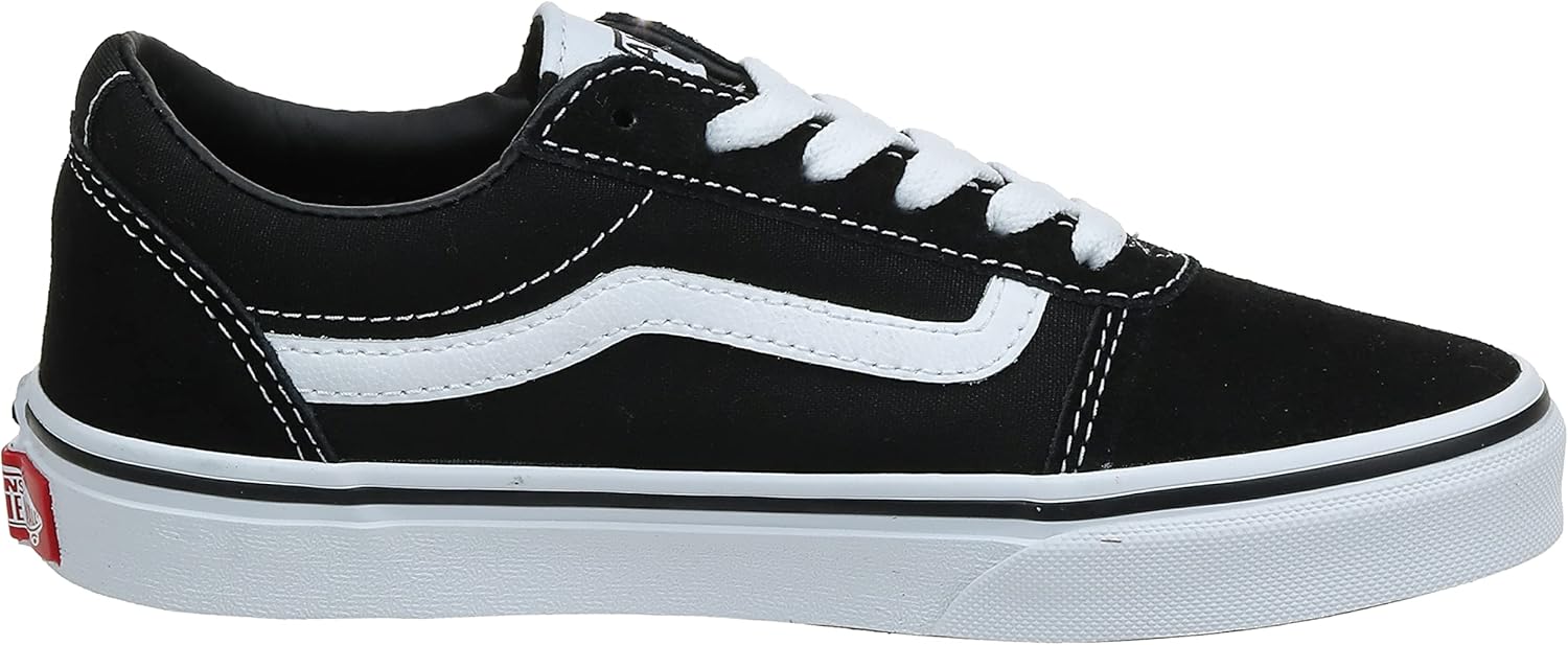 Vans мужские кроссовки Ward, Suede Canvas Black White, 6.5, (Suede Canvas) Black/White — фото 4