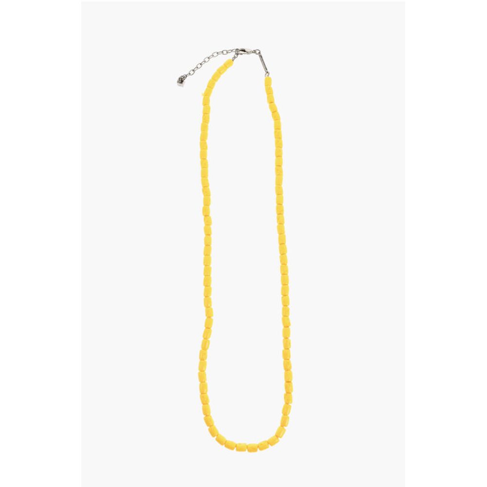 

Однотонное ожерелье JOURNEY CHARMS с бусинами из смолы Dsquared2, желтый