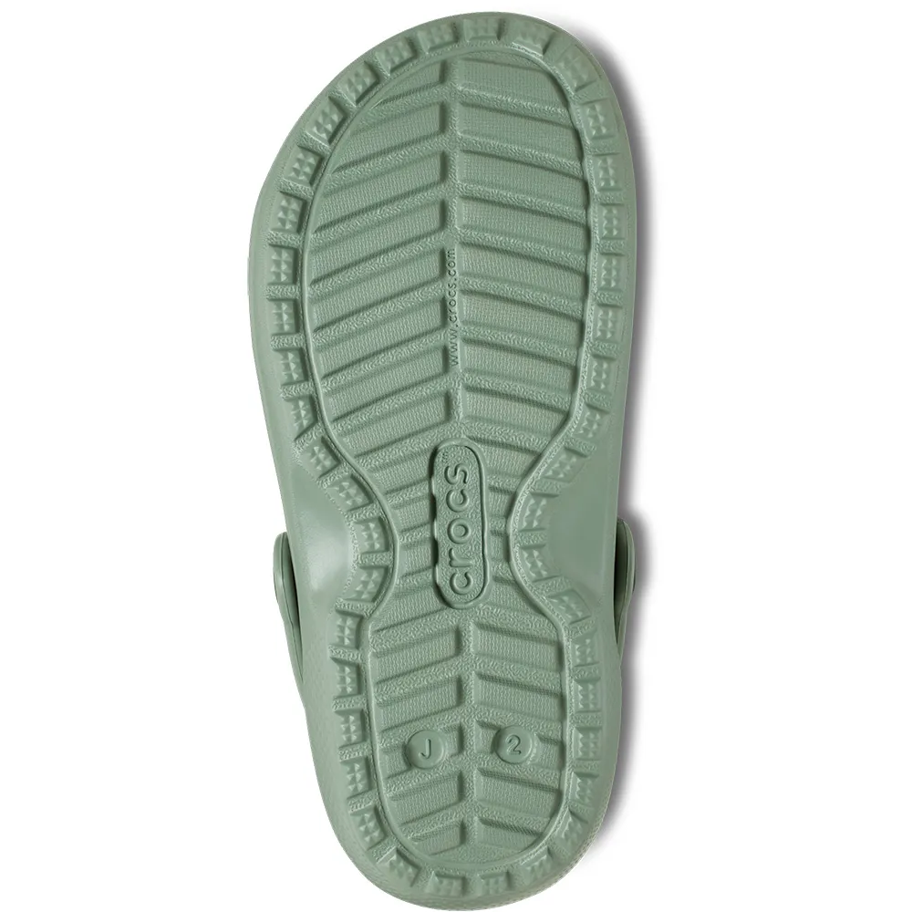 Классические сабо Crocs с подкладкой K, зеленый — фото 2