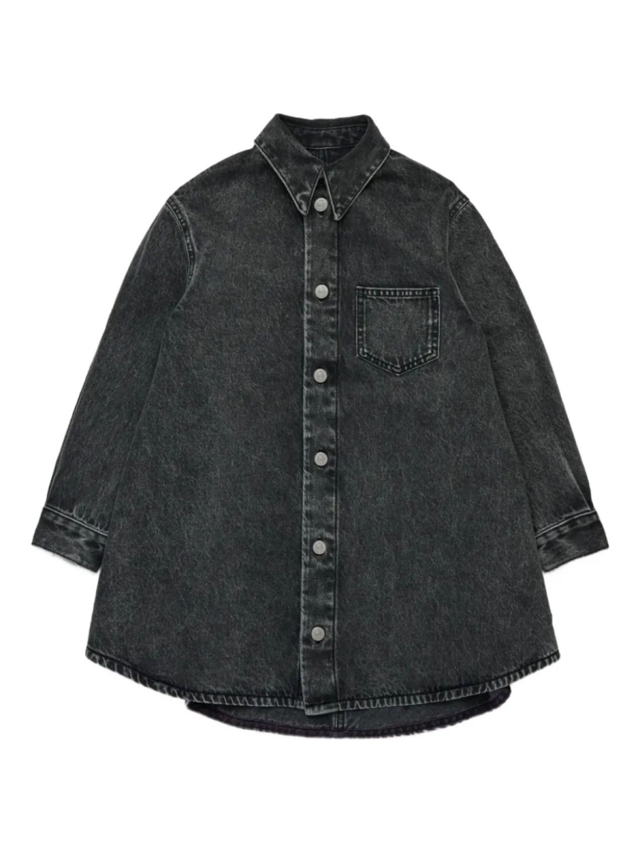 

MM6 Maison Margiela Kids джинсовое платье, черный