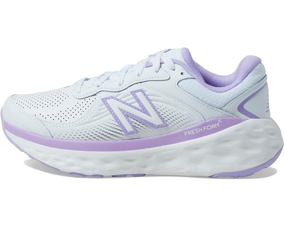 Кроссовки New Balance Fresh Foam X 840v1 Leather, цвет White/Lilac Glo — фото 4