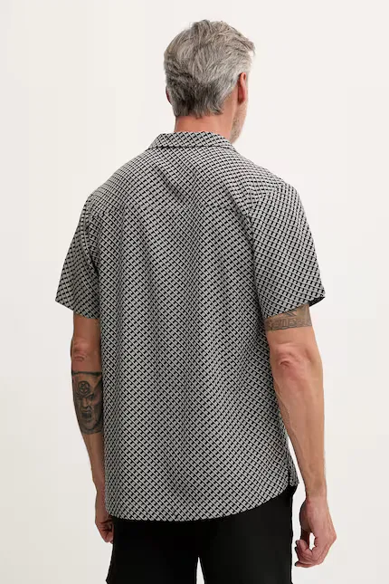 Пляжная рубашка из вискозы Beach Shirt BOSS, серый — фото 2